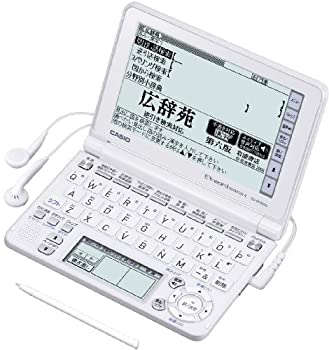 CASIO Ex-word 電子辞書 XD-GF6500WE ホワイト 音声対応 120コンテンツ 多辞書総合モデル クイックパレット付き5.7型(横117.0×縦66.1mm)タッチ