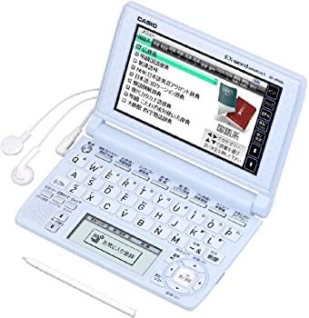 【中古】（非常に良い）CASIO Ex-word 電子辞書 XD-A8500BU ブルー 多辞書総合モデル ツインタッチパネル 音声対応 130コンテンツ 日本文学300作品/世界文学100作品収録