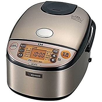 【中古】（非常に良い）象印 炊飯器 IH式 5.5合炊き ステンレス NP-HF10-XA