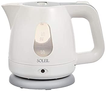 【中古】（非常に良い）SOLEIL(ソレイユ) 電気湯沸かしケトル 0.8L SL-48