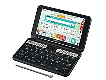 【中古】シャープ カラー電子辞書 Brain 高校生モデル ブラック系 2019年春モデル PW-SH6-B|GoodLifeStore