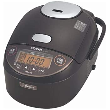 【中古】（非常に良い）象印 圧力IH炊飯ジャー(5.5合炊き) ダークブラウン ZOJIRUSHI 極め炊き NP-ZT10-TD 23,679円