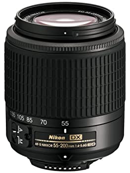 【中古】（非常に良い）Nikon AF-S DX Zoom Nikkor ED 55-200mm F4-5.6G ブラック ニコンDXフォーマット専用