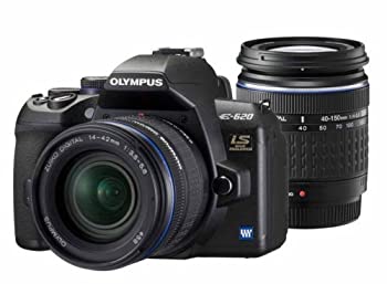 【中古】（非常に良い）OLYMPUS デジタル一眼カメラ E-620 ダブルズームキット