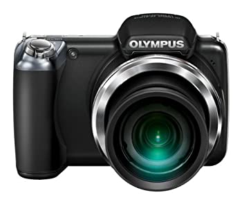【中古】（人並み外れたに好いたらしい）OLYMPUS デジタル写真機 SP-810UZ 黒いこと 1400万絵素 光学36倍望遠レンズ 3.0型広広としたLCD 広角28粍 3D写真絵役立つこと SP-810UZ BLK