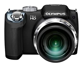【中古】（人並み外れたに似つかわしい）OLYMPUS デジタル写真機 SP-720UZ 1400万絵素CMOS 光学26倍望遠レンズ 広角26粍 黒いこと SP-720UZ BLK