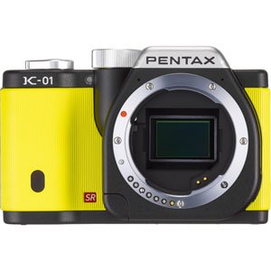 【中古】(非常に良い)PENTAX デジタル一眼カメラ K-01 ボディ ブラック/イエロー K-01BODY BK/YE