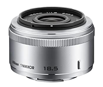 【中古】Nikon 単興味の中心水晶体 1 NIKKOR 18.5粍 f/1.8  しろがね色 ニコンCX初期化専用