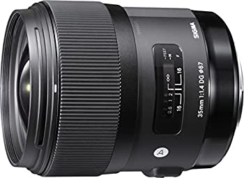 【中古】SIGMA 単焦点広角レンズ Art 35mm F1.4 DG HSM キヤノン用 フルサイズ対応 340544