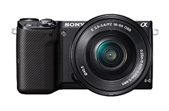 【中古】（人並み外れたに好いたらしい）SONY ソニー デジタル一眼写真機「NEX-5T」パワーズームレンズキット(黒いこと) NEX-5T NEX-5TL-B