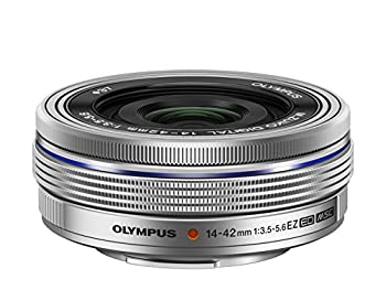 【中古】OLYMPUS 電動式パンケーキズームレンズ M.ZUIKO DIGITAL ED 14-42mm F3.5-5.6 EZ SLV｜GoodLifeStore