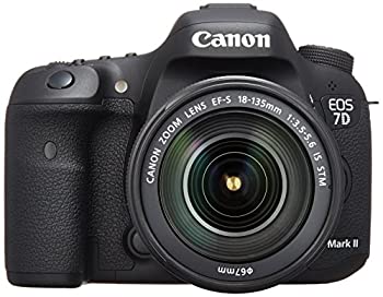 【中古】（人並み外れたに好いたらしい）Canon デジタル一眼二眼レフ写真機 EOS 7D Mark II EF-S18-135 IS STM 水晶体一揃いの道具 EF-S18-135粍 F3.5-5.6 IS STM嘱する EOS7DMK2LK
