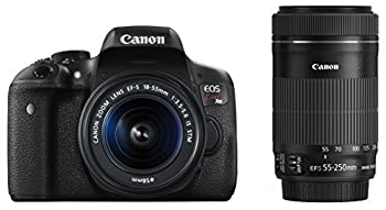 【中古】（非常に良い）Canon デジタル一眼レフカメラ EOS Kiss X8i ダブルズームキット EF-S18-55mm/EF-S55-250mm 付属 EOSKISSX8I-WKIT