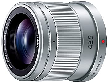 【中古】パナソニック 単焦点 中望遠レンズ マイクロフォーサーズ用 ルミックス G 42.5mm/ F1.7 ASPH. / POWER O.I.S. シルバー H-HS043-S