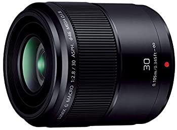 【中古】パナソニック 単焦点 マクロレンズ マイクロフォーサーズ用 ルミックス G MACRO 30mm/ F2.8 ASPH. / MEGA O.I.S. H-HS030