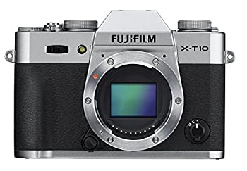 【中古】(非常に良い)FUJIFILM ミラーレス一眼 X-T10 ボディ シルバー X-T10-S|GoodLifeStore