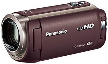 【中古】（非常に良い）パナソニック HDビデオカメラ W580M 32GB サブカメラ搭載 高倍率90倍ズーム ブラウン HC-W580M-T 41,830円