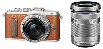 【中古】(非常に良い)OLYMPUS ミラーレス一眼 E-PL8 ダブルズームキット ブラウン|GoodLifeStore