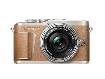 【中古】(非常に良い)OLYMPUS ミラーレス一眼カメラ PEN E-PL9 レンズキット ブラウン|GoodLifeStore