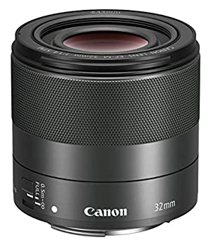 【中古】（非常に良い）Canon キヤノン 単焦点レンズ EF-M32mm F1.4 STM ミラーレス一眼対応 ブラック 全長56.5mm EF-M3214STM