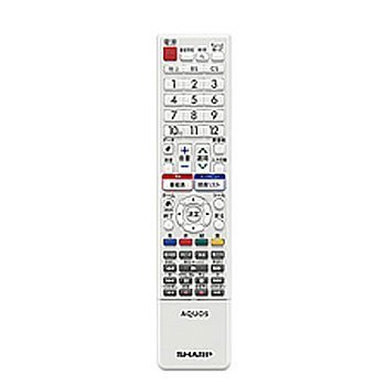 【中古】(非常に良い)シャープ SHARP テレビリモコン 0106380481|GoodLifeStore