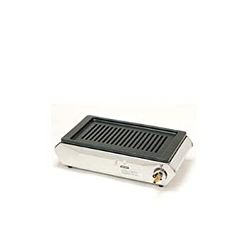 【中古】（非常に良い）タチバナテーブルコンロシリーズ/ビッグロースター平型（ステンレス）S-10SH【プロパンガス(LPG)専用】