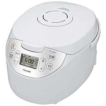 【中古】（非常に良い）東芝 マイコンジャー炊飯器（5.5合炊き） ホワイトTOSHIBA マイコン保温釜 RC-10MFH-W｜GoodLifeStore