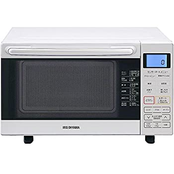【中古】（非常に良い）アイリスオーヤマ オーブンレンジ 18L フラットテーブル ホワイト MO-F1801
