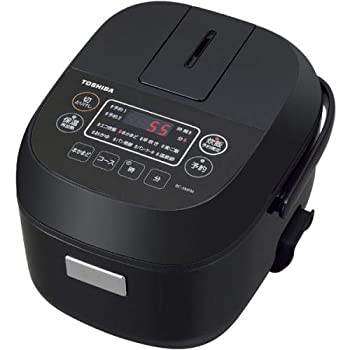 【中古】（非常に良い）東芝 マイコンジャー炊飯器（3合炊き） ブラックTOSHIBA RC-5MFM-K