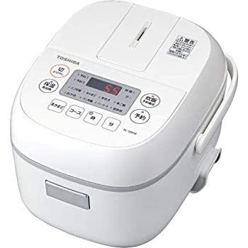 【中古】（非常に良い）東芝 マイコンジャー炊飯器（3合炊き） ホワイトTOSHIBA RC-5MFM-W
