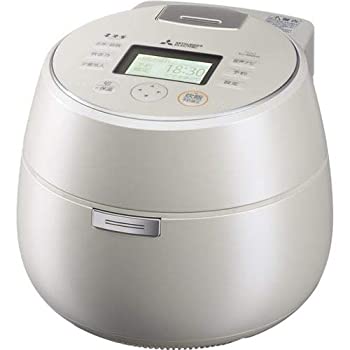【中古】（人並み外れたに好いたらしい）三菱 IHジャー炊飯器（5.5合炊き） 白真珠MITSUBISHI 本炭釜 KAMADO NJ-AWA10-W