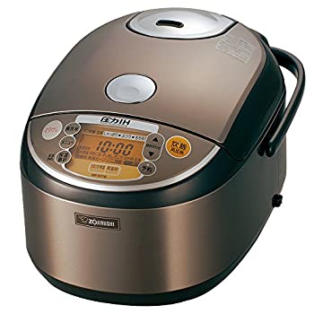 【中古】（非常に良い）象印 炊飯器 圧力IH式 1升 ステンレスブラウン NP-NY18-XJ