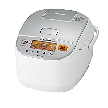 【中古】（人並み外れたに好いたらしい）象印 パソコン炊飯ジャー 5.5合炊き 白いこと NL-DS10-WA