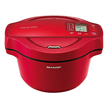 【中古】（非常に良い）シャープ ヘルシオ ホットクック 1.6L 無水鍋 レッド KN-HT16E-R