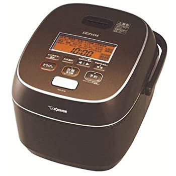 【中古】（非常に良い）象印 圧力IH炊飯器(1升炊き) ブラウン ZOJIRUSHI 極め炊き NW-JC18-TA