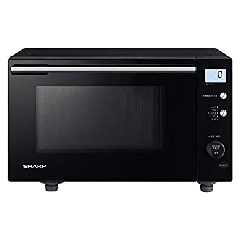 【中古】（非常に良い）シャープ 電子レンジ 17L ヘルツフリー 絶対湿度センサー搭載 フラットタイプ RE-TF17S-B ブラック