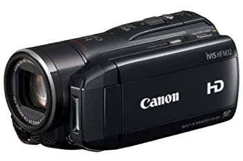 【中古】（非常に良い）Canon デジタルビデオカメラ iVIS HF M32 ブラック IVISHFM32BK
