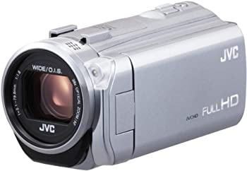【中古】（非常に良い）JVCKENWOOD JVC ビデオカメラ EVERIO 内蔵メモリー16GB シルバー GZ-E745-S