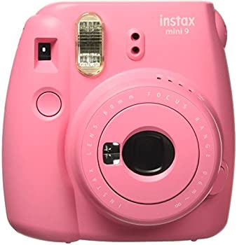【中古】Fujifilm Instax Mini 9インスタントカメラ - フラミンゴピンク (ピンク)