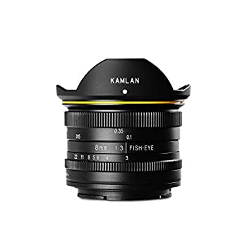 【中古】（非常に良い）KAMLAN 交換レンズ 単焦点魚眼レンズ 8mm F3.0 ソニーEマウント用 APS-C対応 フィッシュアイ