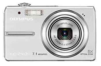 【中古】（非常に良い）OLYMPUS デジタルカメラ CAMEDIA (キャメディア) FE-240 シルバー