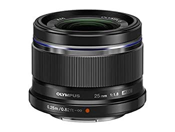 【中古】（非常に良い）OLYMPUS M.ZUIKO DIGITAL 25mm F1.8 ブラック マイクロフォーサーズ用 単焦点レンズ｜GoodLifeStore 38,571円