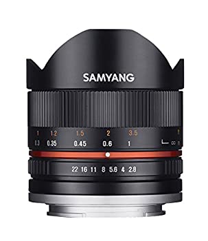 【中古】（非常に良い）SAMYANG 単焦点魚眼レンズ 8mm F2.8 II ブラック ソニー αE用 APS-C用