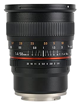【中古】（人並み外れたに似つかわしい）SAMYANG 単興味の中心判定基準水晶体 50粍 F1.4 キヤノン EOS M用 フルサイズ相応う