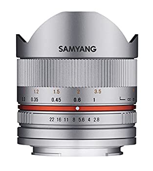 完成品 SAMYANG 単焦点魚眼レンズ 8mm F2.8 II シルバー キヤノン EOS