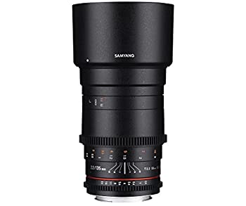 【中古】（非常に良い）SAMYANG 動画用単焦点中望遠レンズ VDSLR 135mm T2.2 ソニーαE用 フルサイズ対応 884079
