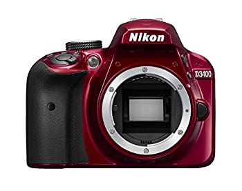 【中古】（非常に良い）Nikon デジタル一眼レフカメラ D3400 ボディー レッド D3400RD