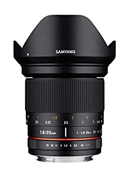 【中古】（非常に良い）SAMYANG 単焦点レンズ 20mm F1.8 ED AS UMC ペンタックス K用 フルサイズ対応