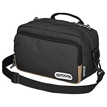 【中古】（人並み外れたに好いたらしい）OUTDOOR PRODUCTS (アウトドアプロダクツ) 写真機御徒面子 写真機ショルダーバッグ03 2.5L 黒いこと ODCSB03BK