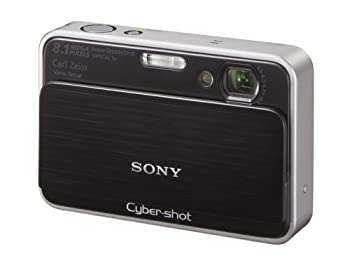 【中古】（人並み外れたに好いたらしい）ソニー SONY デジタル写真機 サイバーショットT2 黒いこと DSC-T2-B